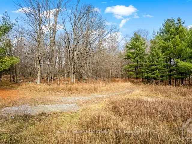 6.6 Acres Picturesque Land Near Almonte With New Bunkie