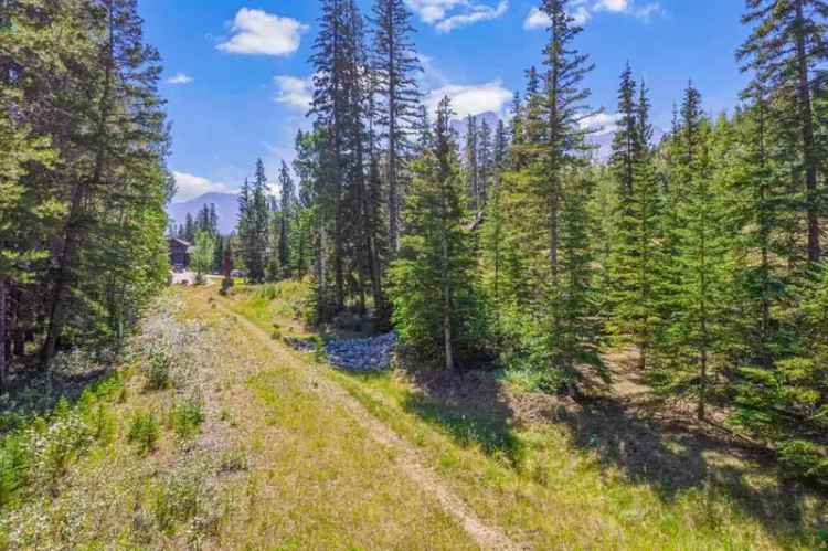 Undeveloped Land for Sale in Canmore with Exclusive Features