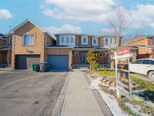 Brampton Freehold Townhome First Time Home Buyers 4 Car Parking Finished Basement