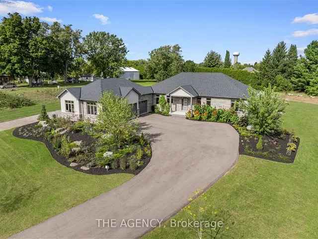 Modern Bungalow On 174 Acres With Detached Building