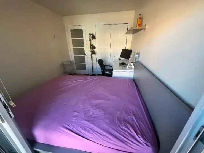 Rent Room in 4 1/2 Condo in Montreal with Balcony and All Amenities