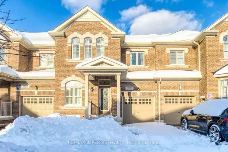 Stunning Executive Freehold Townhouse Backing onto Green Space