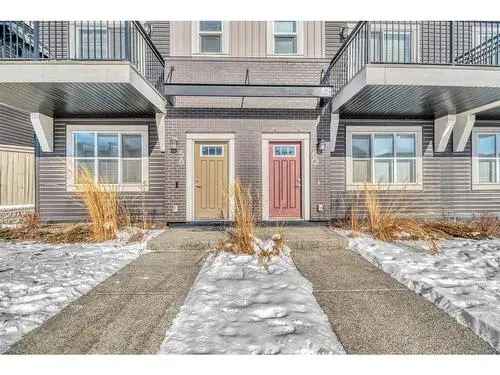 Buy Townhouse in Cornerstone Calgary with 4 Bedrooms and South-Facing Balcony