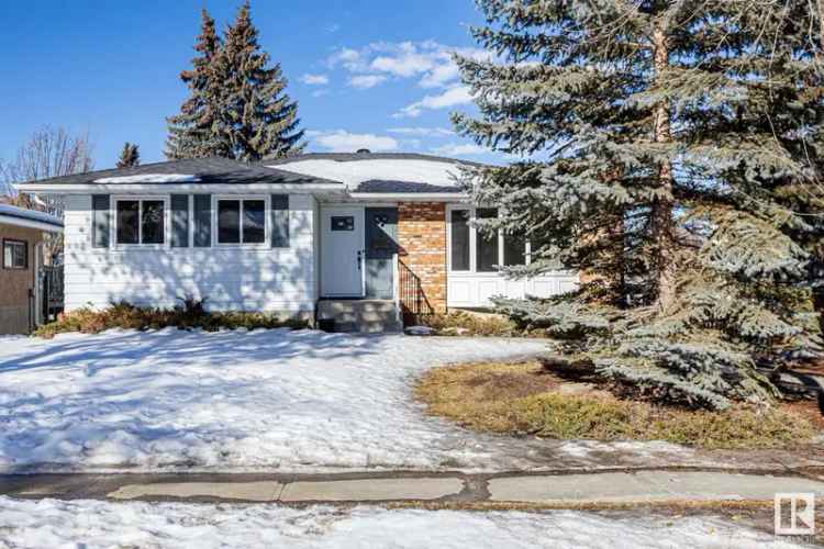 Buy Walk-Out Bungalow in St. Albert with Amazing Potential