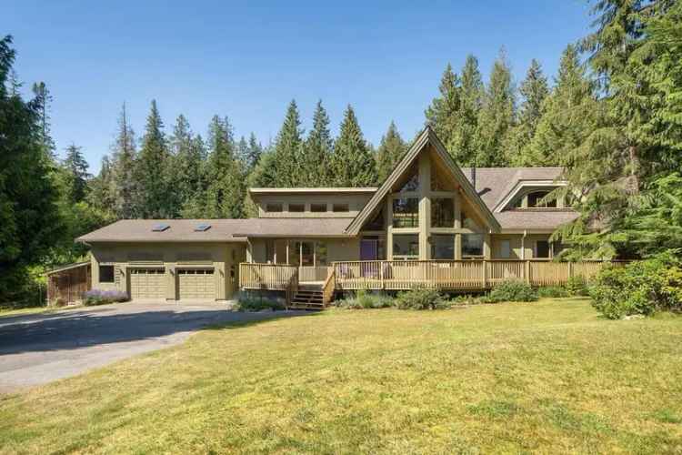 Bowen Island Family Home 3.24 Acres