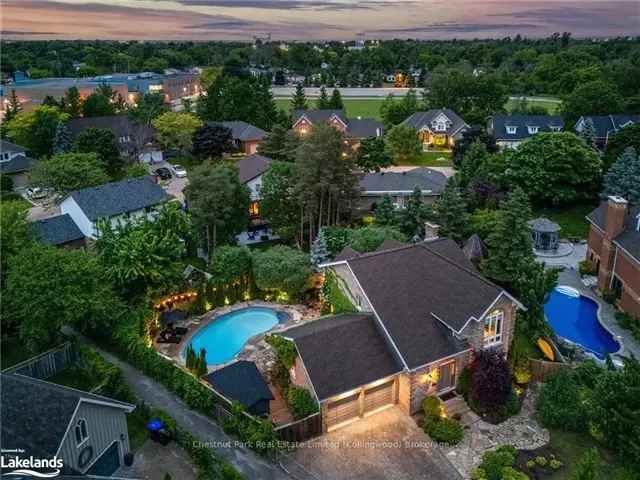 Luxury Collingwood Home for Sale - Resort Style Backyard