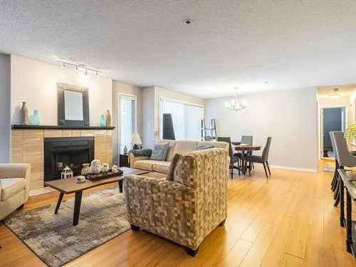 Condo for Sale in Oliver Edmonton with Modern Features and Fireplace