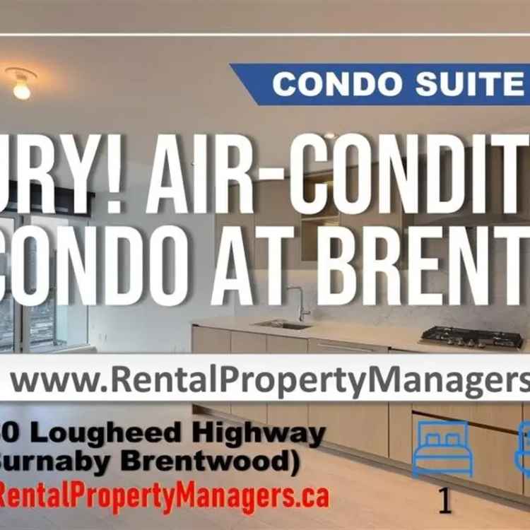 Luxurious condo for rent in Burnaby with stunning city and mountain views