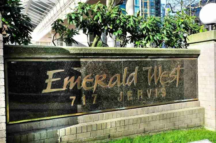 1003 717 JERVIS Street in Vancouver: West End VW Condo for sale in “Emerald West” (Vancouver West)  : MLS®# R2957553