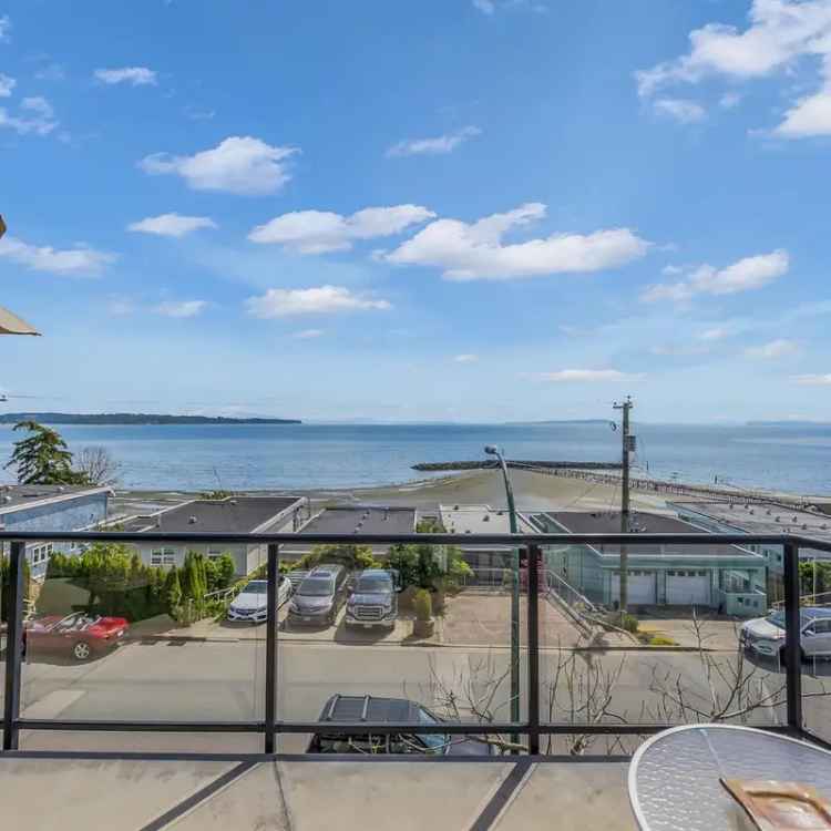 White Rock Ocean View Home 4 Beds 3 Baths Walk to Beach