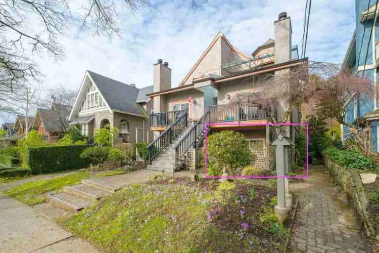 Buy townhouse in Kits with 2 bedrooms and private patio