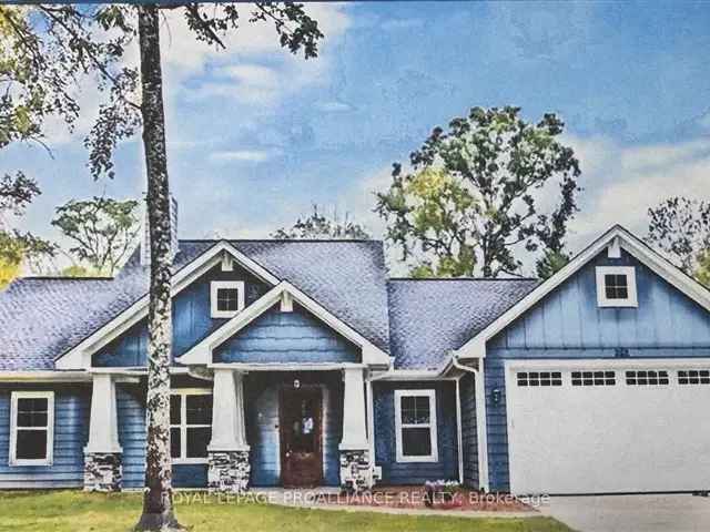 New 3-Bedroom Bungalow with Fireplace and Covered Porch