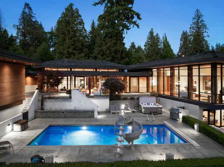 Modern Masterpiece in Elgin Chantrell South Surrey 4 Bed 6 Bath Home for Sale