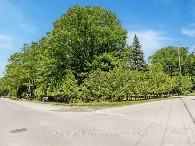 Lot with Mature Trees and 100ft Frontage - Build Your Dream Home