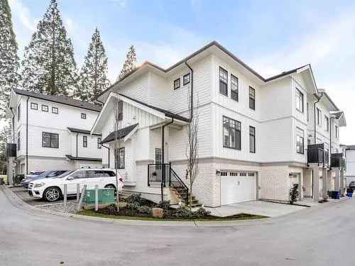 For Sale Modern Farmhouse Townhouse in Surrey with 3 Beds and 4 Baths