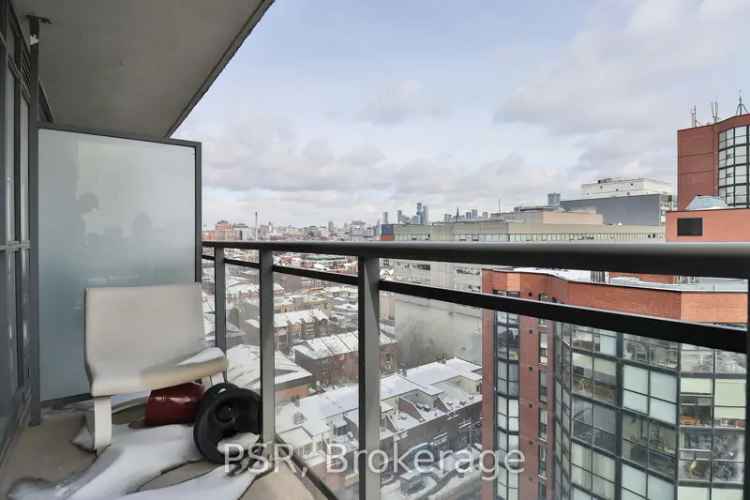 King West 2 Bed 2 Bath Corner Unit with Unobstructed Views