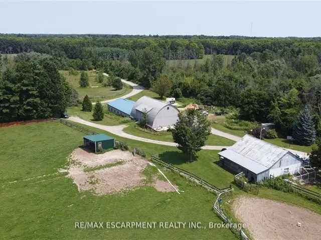 North Burlington Estate: 20+ Acres, 2 Homes, Horse Farm Potential