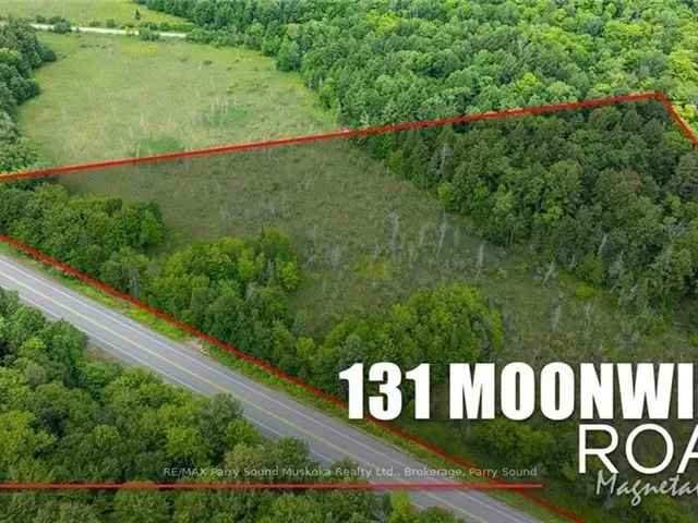 6 Acre Building Lot in Magnetawan Lush Forest Gated Entrance