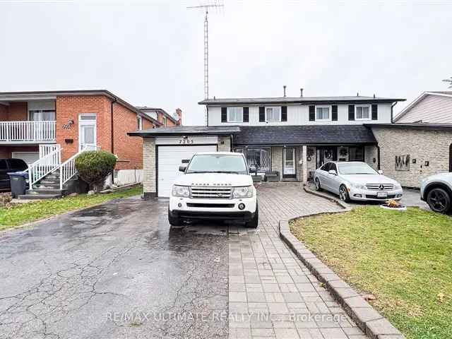 3 1 Bedroom Semi-Detached Home with Finished Basement Near Humber College