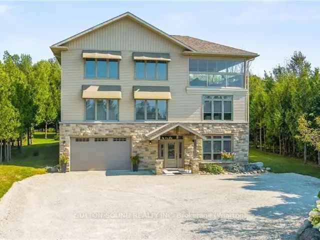 Luxury Georgian Bay Waterfront Home with Stunning Sunset Views