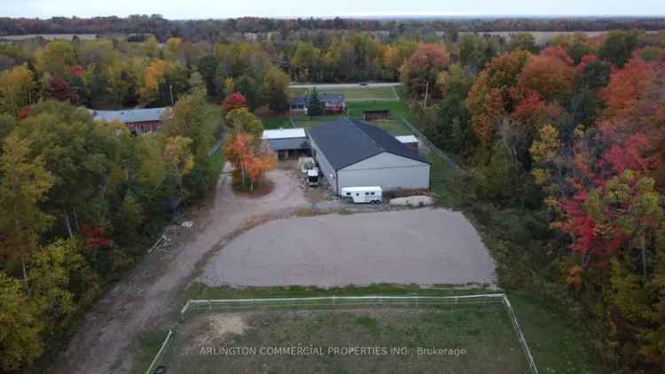 10.39 Acre Horse Farm with 5 Bedroom Home and Indoor Arena