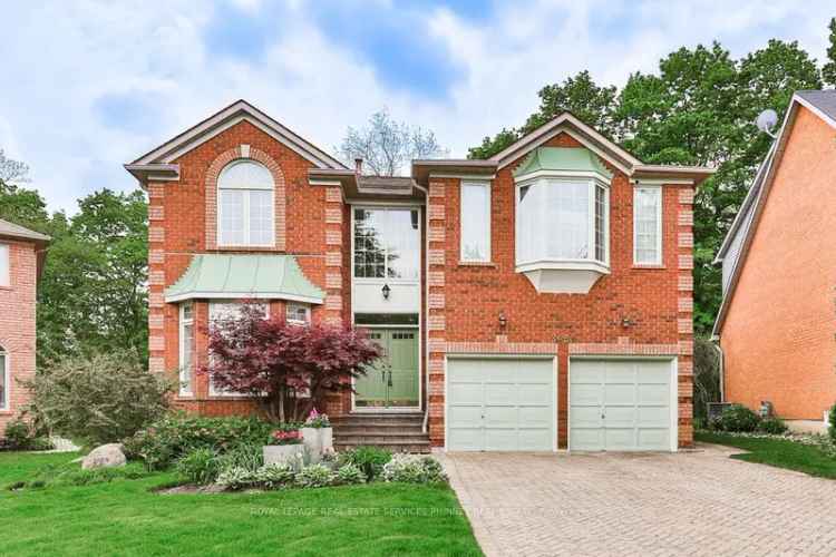 Buy home in Mississauga with serene ravine and beautiful gardens