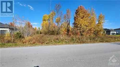 3/4 Acre Lot For Sale in Emerald Creek Estates Ottawa