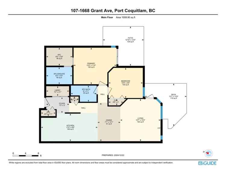 1000+ Sq Ft 2 Bed 2 Bath Condo in Glenwood PQ