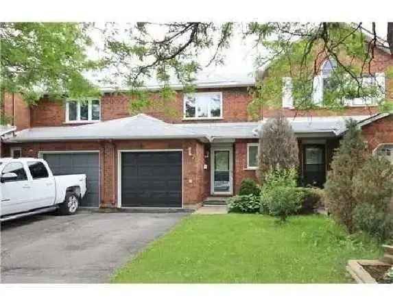 Rent 3 Bedroom Townhouse in Kanata with Cozy Fireplace and Backyard