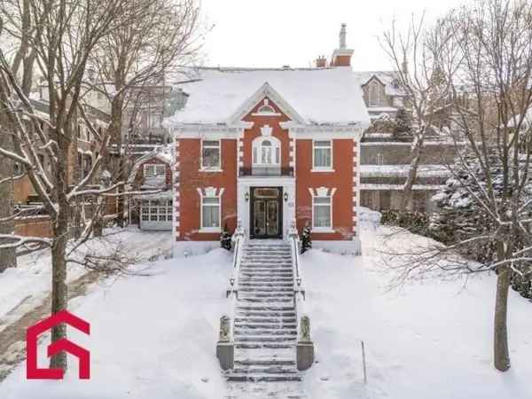 25 Room Victorian Manor House for Sale in Outremont