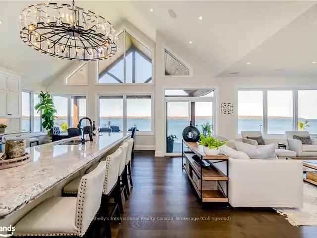 Luxury Georgian Bay Lakefront Estate with Sunset Views