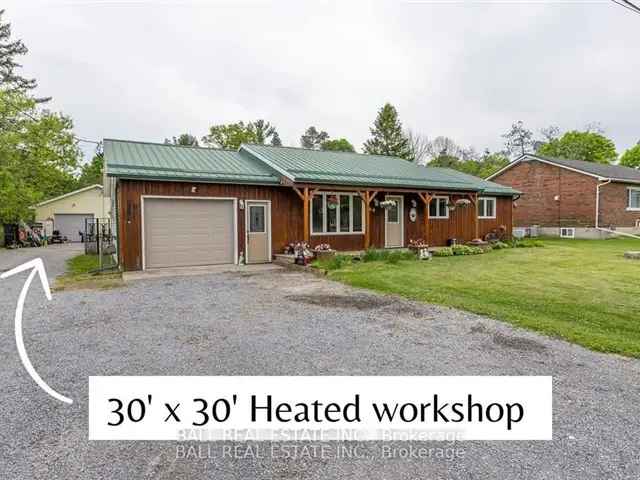 3 Bedroom Bungalow with Heated Workshop Garage