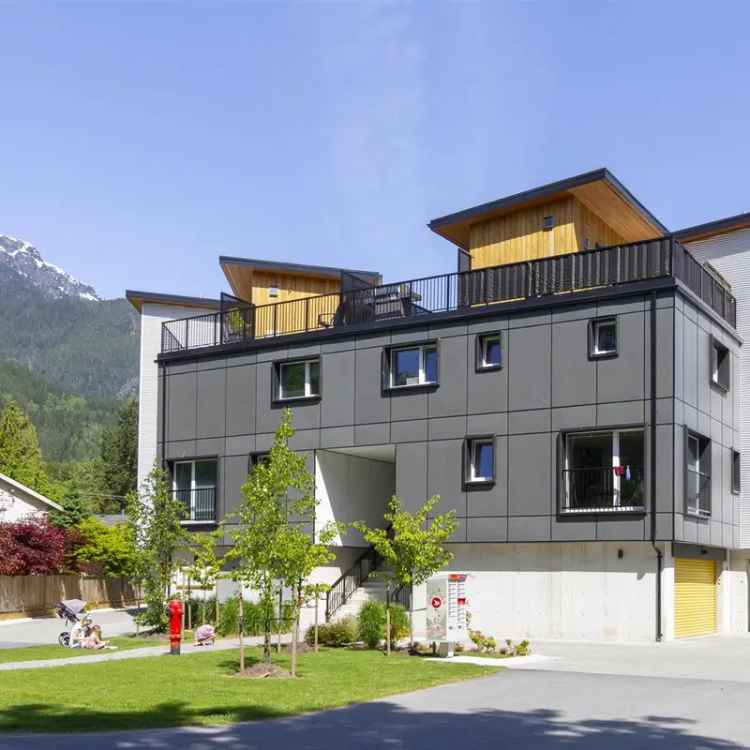 Squamish Passive House Townhouse for Sale