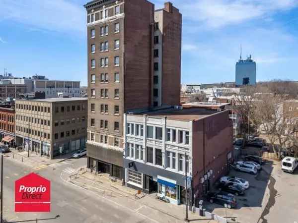 Commercial Building with Lofts and Commercial Space For Sale