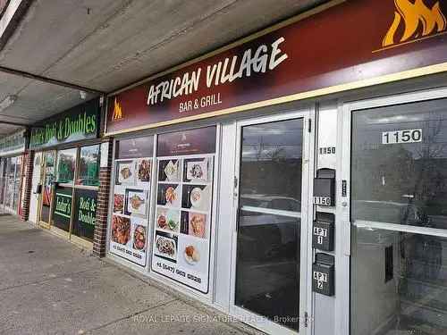 Commercial Restaurant For Sale in Toronto