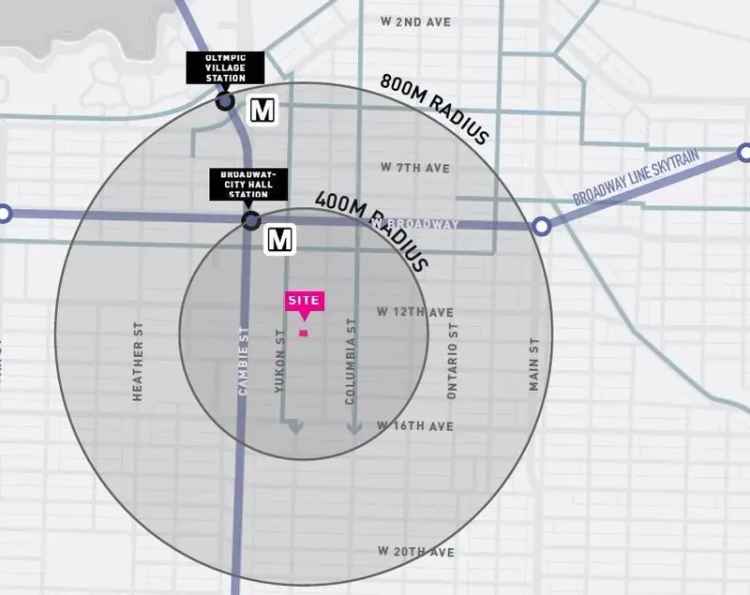 Mount Pleasant Development Site - 18 Storey Potential