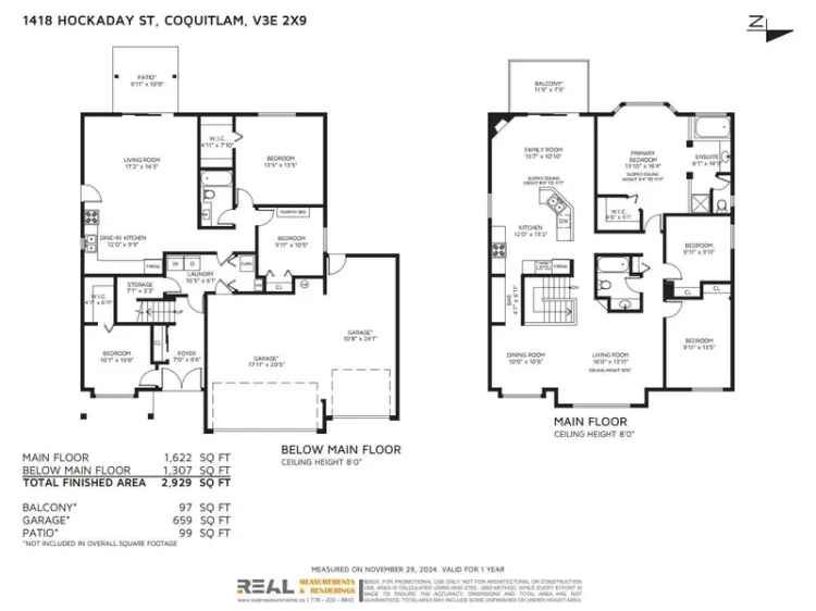 1418 HOCKADAY Street in Coquitlam: Hockaday House for sale : MLS®# R2948381