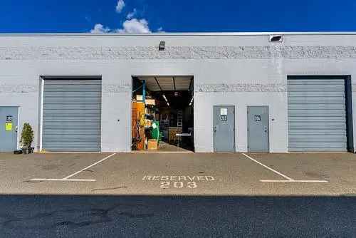 Langley Commercial Units for Sale: 1178 sqft Warehouse with Drive-Through Access