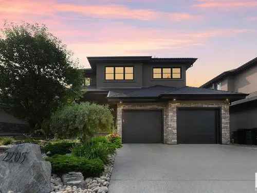 Buy House in Windermere Edmonton with Stunning Outdoor Oasis and Upgrades