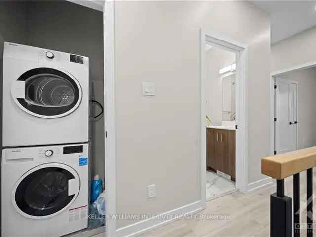 Newly Built 3-Bedroom Apartment in Westboro Ottawa