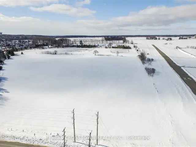 46 Acres Farmland Near Barrie Airport High Development Potential