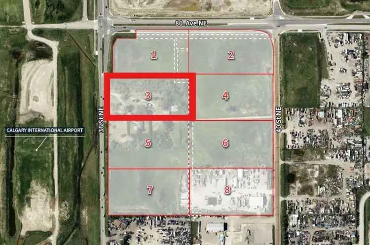 Rare Northeast Industrial Sites for Sale in Calgary