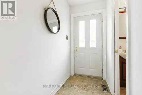 Barrhaven Carriage Home For Sale Updated Kitchen 3 Bedrooms Fenced Backyard