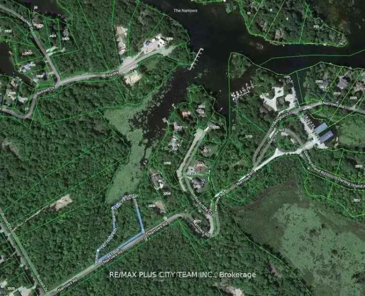 1.943 Acre Waterfront Lot Narrows Lake 200ft Shoreline
