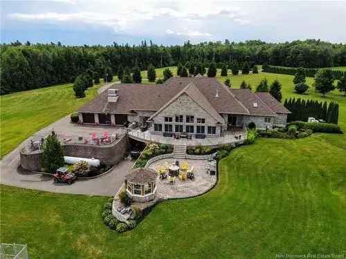 Luxury 6000 sq ft Stone Estate on 150 Acres Near Moncton
