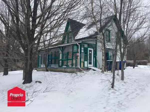 Two Story House for Sale in Estrie 4 Bedrooms Large Lot