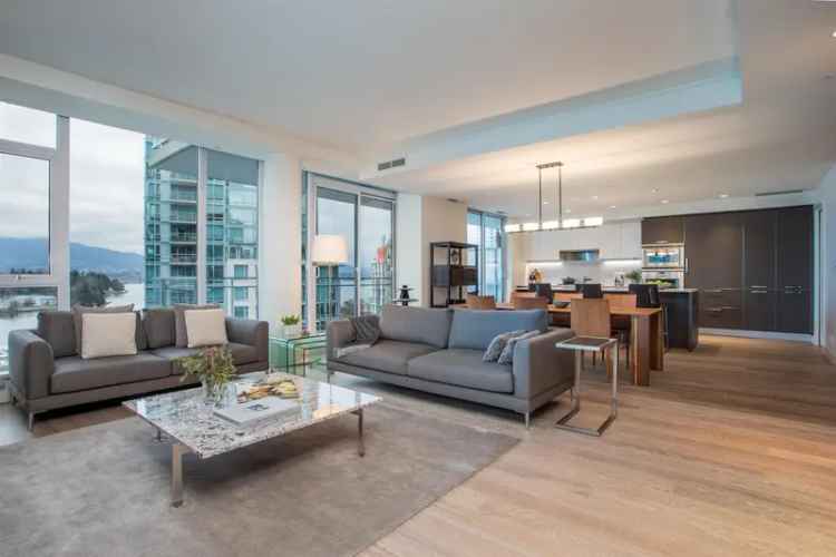 Coal Harbour Waterfront Condo 3 Beds 3 Baths 2246 sq ft