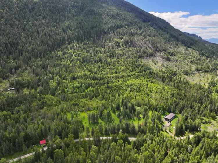 19-Acre Lot on Hedstrom Road, Minutes from Ferry, Golf Course, Secluded Retreat - Crawford Bay, BC