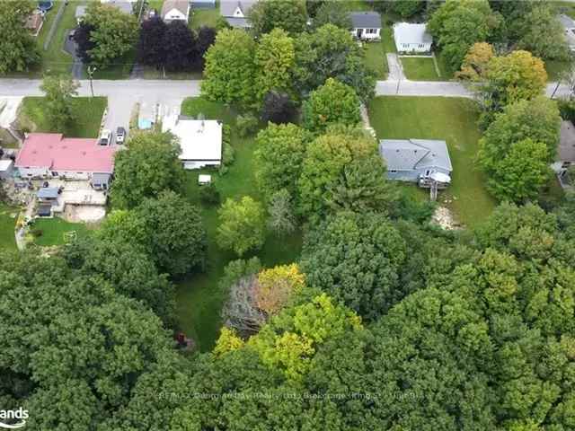 Newly Severed Lot for Sale Georgian Bay Dream Home Builders Investors