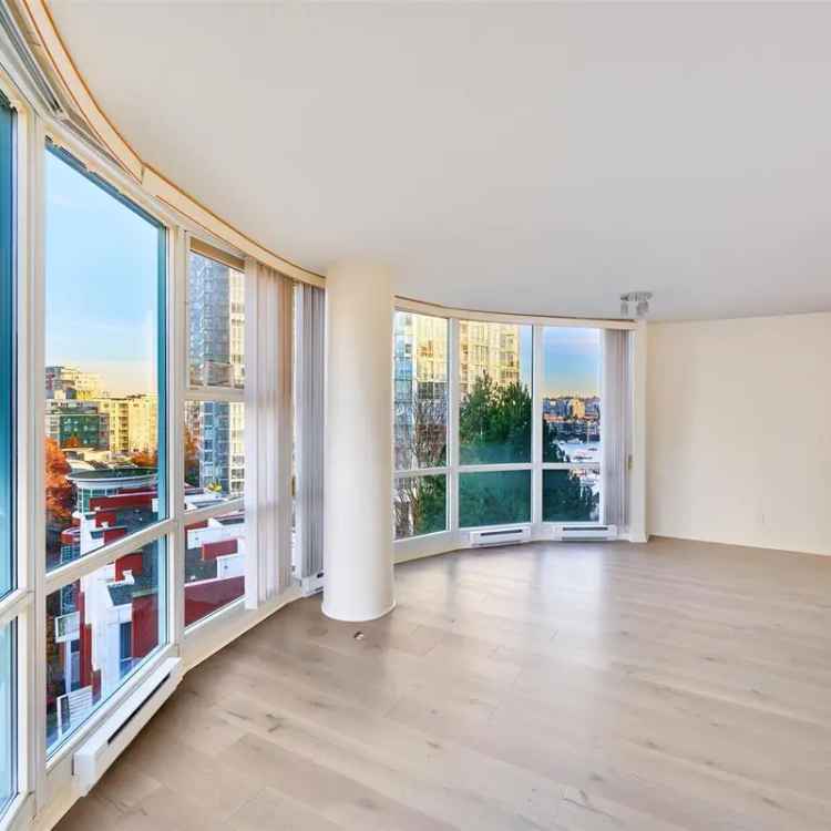 Yaletown 1-Bedroom Plus Den Corner Unit with City & Water Views